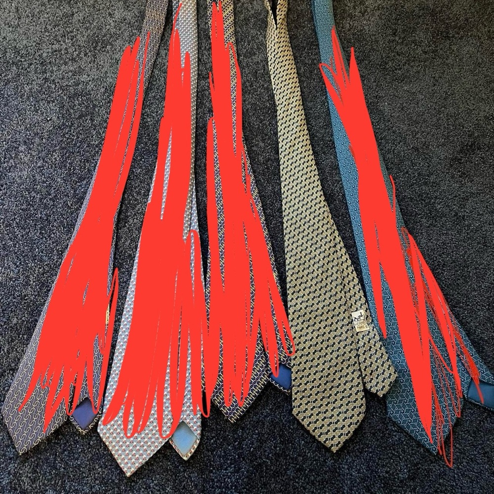 1 Hermes Tie (100% Silk)